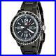 Seiko 5 Sports SRP355K1 Automatic Watch 4R36 Black Dial Stainless Steel 100m NOS