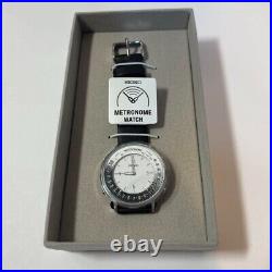 Seiko Metronome Watch SMW001B Casual Line Color Black Japan Wristwatch