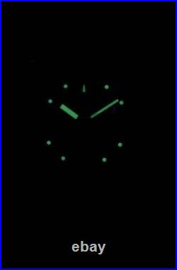 Seiko Pilot's Quartz Chronograph Black Dial SNA411P1 200M Men's Watch Case 42mm
