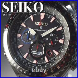 Seiko Ssg007 Overseas Limited Model Patriot Jets Team Black 3323