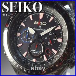 Seiko Ssg007 Overseas Limited Model Patriot Jets Team Black 341