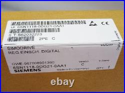 Siemens 6SN1118-0DG21-0AA1 Simodrive Slide-Rule New Boxed Sealed