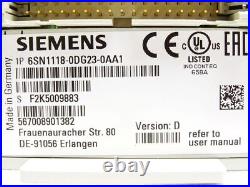 Siemens 6SN1118-0DG23-0AA1 / Version D/Slide-Rule for Simodrive 611 / New