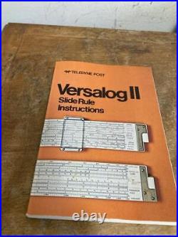 Teledyne Post 10 Versalong ll Slide Rule 44-CA 600 (1460) Sealed 1972 w'Manual