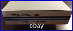 Teledyne Post 5 Versalog II Slide Rule with Manual in Box NEW IN BOX