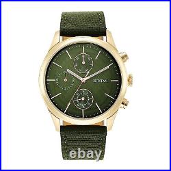 Titan Analog Green Dial Watch For Mens