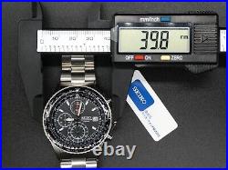 UNUSED SEIKO SND253 Flightmaster Pilot 7T92-0CF0 Chronograph Black Watch