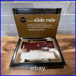 VINTAGE Pickett N600-T Slide Rule, Ruler, LOG LOG SPEED RULE, MADE IN THE USA