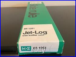 VTG K&E Keuffel & Esser Jet Log Slide Rule 68-1251 Leather Case & Box NOS NEW