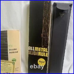 VTG Pickett All Metal Slide Rule Model N903 ES Trig&Conversion Vintage Case+box