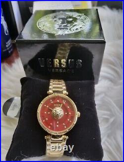 Versus Versace Womens Red 38 mm Moscova Watch VSPHH1921