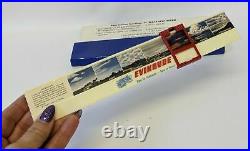 Vintage 1960's WEATHERCASTER Slide Rule with EVINRUDE Outboard Motor Advertising