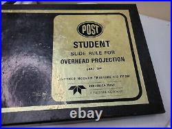Vintage 1969 Post Student Slide Rule for Overhead Projector