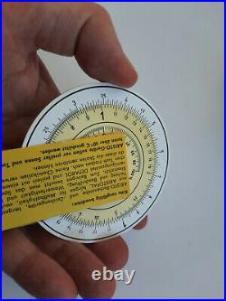 Vintage Aristo Nr. 0602 Circular Slide Rule with Case Germany New! Very Rare