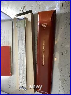 Vintage Cleavland Slide Rule Pickett N-515-T Lesson Book Unused In Original Box