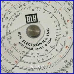 Vintage Concise Circular Slide Rule! Advertising! Conversions On Back! 3 1/4