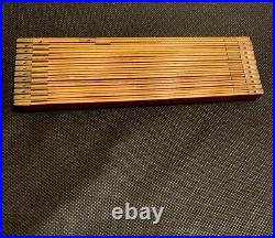 Vintage Interlox Master Slide Wooden Ruler Master Rule Mfg. New York No. 106