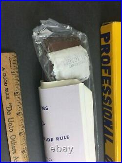 Vintage Scientific Instruments Co Slide Rule No. 1520 Leather Case NOS NEW inBox