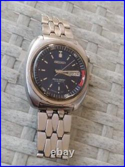 Vintage Seiko Bell-Matic 4006-6031 Blue Dial Watch Japan & New Crystal