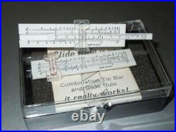 Vintage Slide Rule Tie Clip. New & Lightly used Lot of Two. ABCO