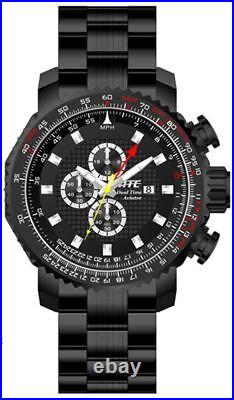 Watches for Pilots, Chrono, Dual-Time, All Blacl ION Case & Bracelet ATC3500K