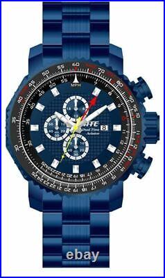 Watches for Pilots, Chrono, Dual-Time, All Blue ION Case & Bracelet ATC3500B