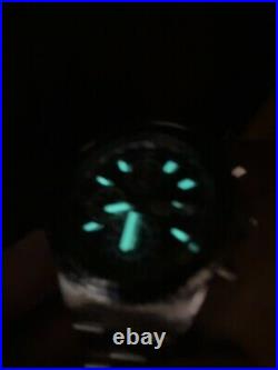 (mint) SEIKO Pilot Flightmaster Chrono Black Wristwatch 7T92-0CF0 SND253P1